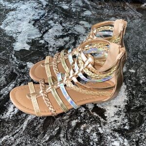 Girls Gladiator Sandals Size 1